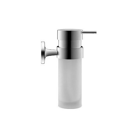Distributeur de savon Starck T noir matavec verre blanc mat DURAVIT