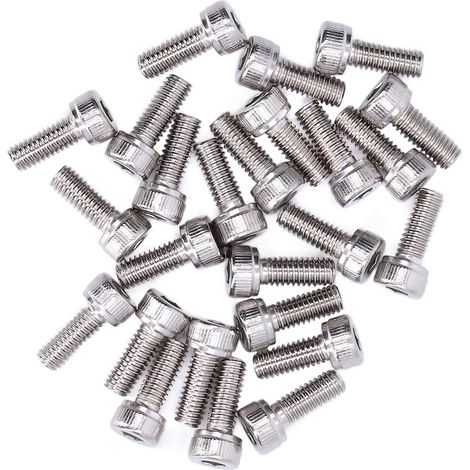 Kit de 100 vis à tête hexagonale creuse en acier galvanisé M4x0,7 mm (2800-0004-0010) (1/5)