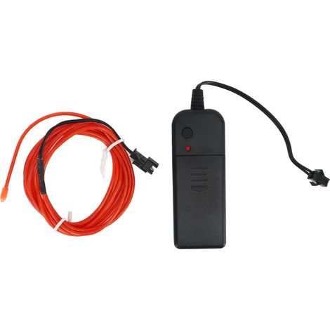 Lampe à LED pour cadre de vélo, étanche et brillante, décoration pour scooter, bande lumineuse pour conduite nocturne, rouge (1/5)