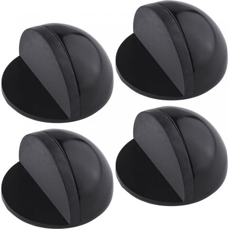 4 Pièces Butée de Porte, Arret de Porte en Acier Inoxydable, Stop Porte, Butée de Porte Adhésive, Demi Lune Bloc Porte, Butee de Porte pour Protéger (1/5)