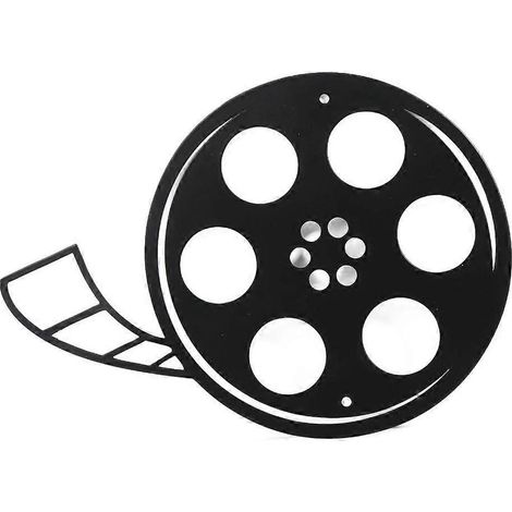 Ensemble de 5 décorations murales décoratives de cinéma, modèle ornemental (1/4)