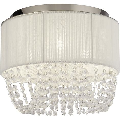 Plafonnier Bellano chrome Ø 30cm - 62617-3CC