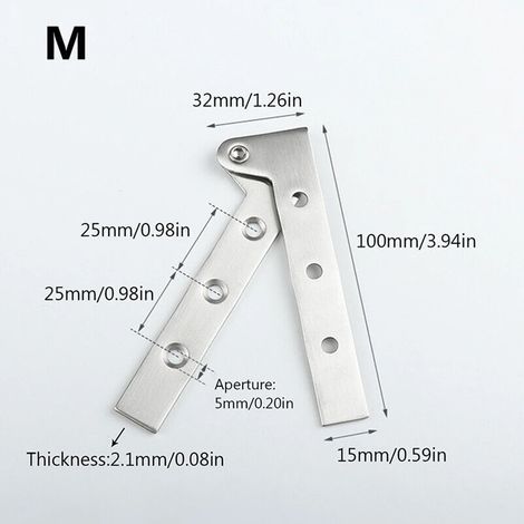 (M) Pivot invisible en acier inoxydable pour porte, charnière de pivot, axe de porte caché, accessoires de quincaillerie pour portes et fenêtres (1/5)