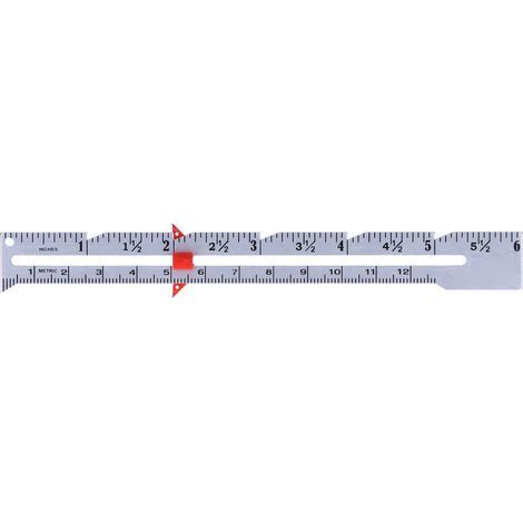 Nählehre, Stricklehre, Bastellehre, Saumlehre, Messlehre, Schiebelehre (1/5)
