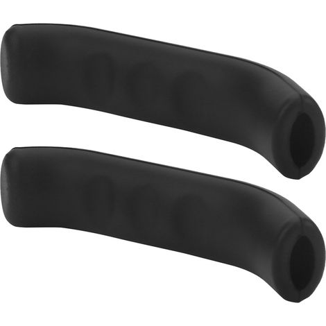 Manchons de guidon en silicone imperméables antidérapants pour vélo - 5 coloris (Noir) (1/5)
