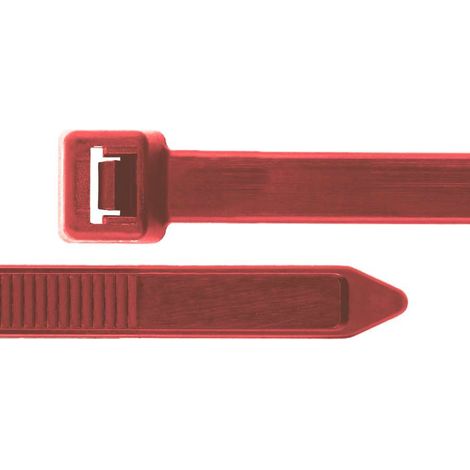 Fascette nylon 6.6 - 3,5 x 140 rosse - 100 pz.