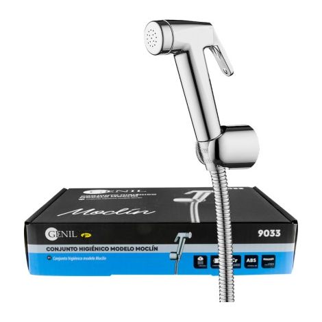 Hygienische, verchromte ABS-Trockenziehmaschine, Modell Moclín 1/2" Flexo, 120 cm (1/5)
