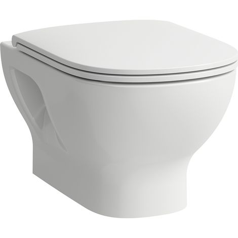 LAUFEN LUA WC set, Basic WC suspendido incl. asiento WC con tapa, (1/5)
