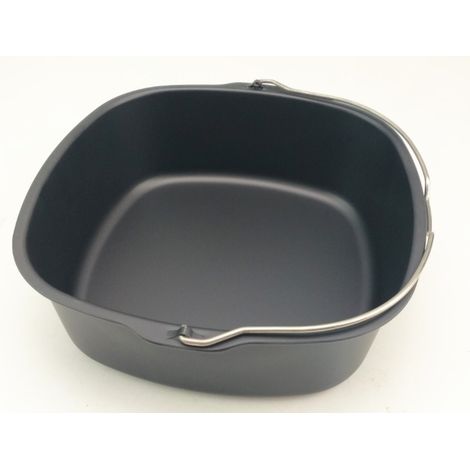Baking Pan - Nonstick Air Fryer Cake Basket - For Cakes Brownies - Silicone Oven Mitts Included - 7 Inch (1/5)