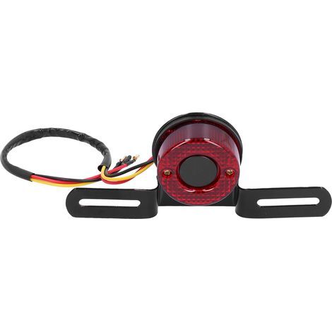 Luz trasera de motocicleta con soporte para matrícula, 12 V CC, universal, apta para Honda. (1/5)