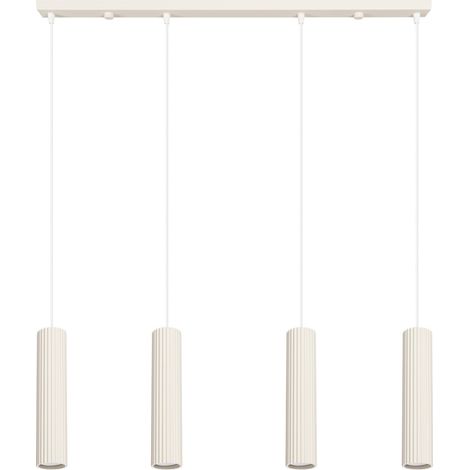 Sollux Karbon Suspension à barre de suspension beige 4x GU10 (1/5)