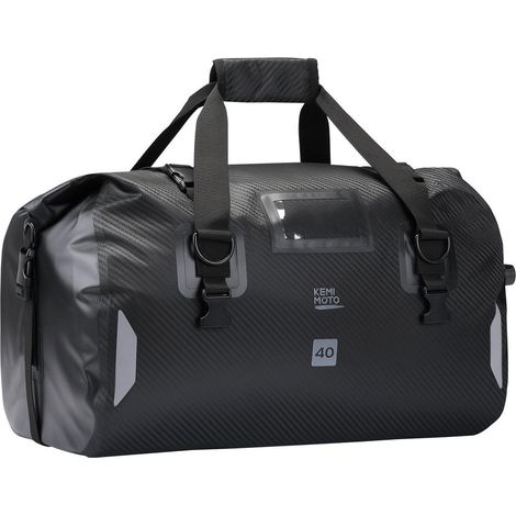 Motorrad Hecktasche 40L wasserdicht mit Schnellverschluss & Reflektoren (1/5)