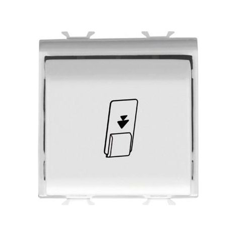INTERRUPTEUR BADGE ELECTROMEC.2M BLANC GEWISS GW10039
