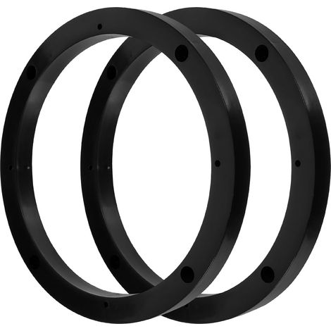 Anneau Facile à Installer 6,5 Pouces Adaptateur Haut-parleur Voiture en Plastique Noir, Accessoire pour Améliorer Sonore Systèmes Audio Automobiles (1/5)