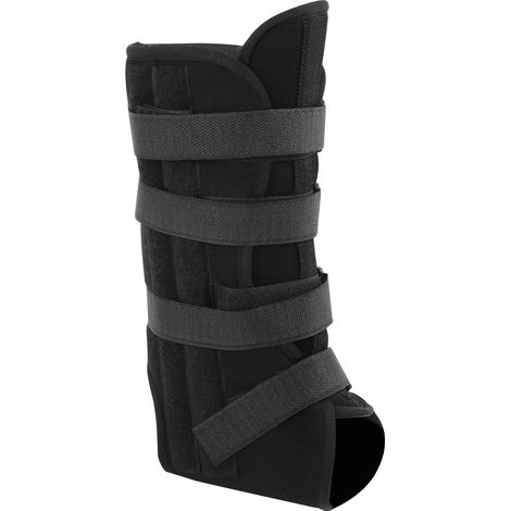 Attelle de cheville réglable pour sport avec support de stabilité et bande de compression
