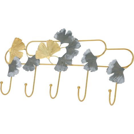 Crochets de porte-Manteaux, Cintres de Chapeau en métal Robustes fixés au Mur pour Manteaux Suspendus de Salle de Bain de Vestiaire de Porte (1/5)