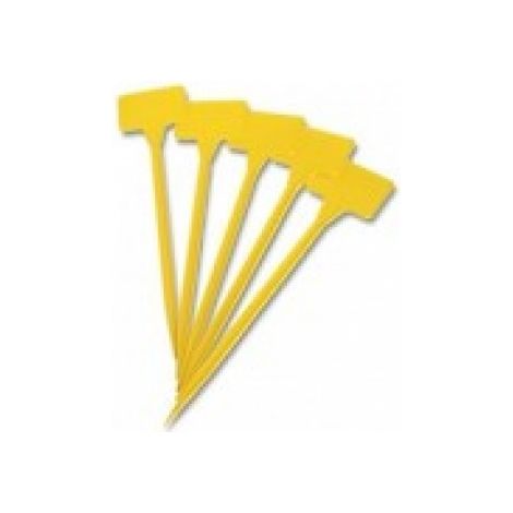 x10 Etiquetas Amarillas Identificaci�n de Plantas. 39 Cm