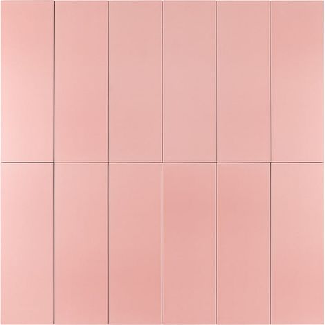 Carrelage Mur Mainzu Red Mate 10x30 cm (1/4)