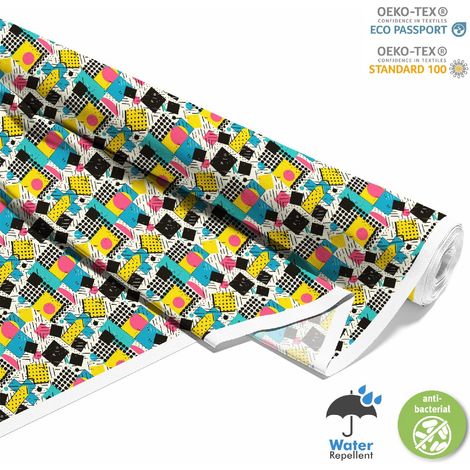 Dekorativer Outdoor-Stoff Oxford - Geometrisches Motiv I DX3275 (1/5)