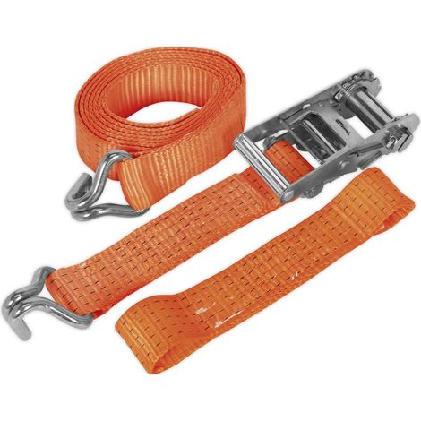 Sealey Alloy Wheel Car Transporter Ratchet Strap 50mm x 3m 5000kg Breaking Strength TDRWA