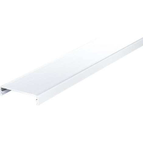 Alu-Klemmdeckel weiß (RAL 9016) 2000 mm