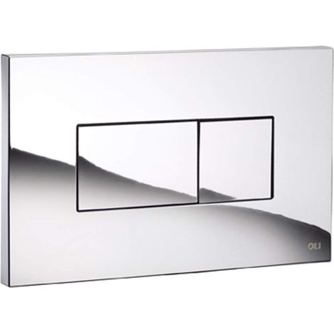 Placca di scarico incasso pneumatica cromata lucida karisma oli 0641004