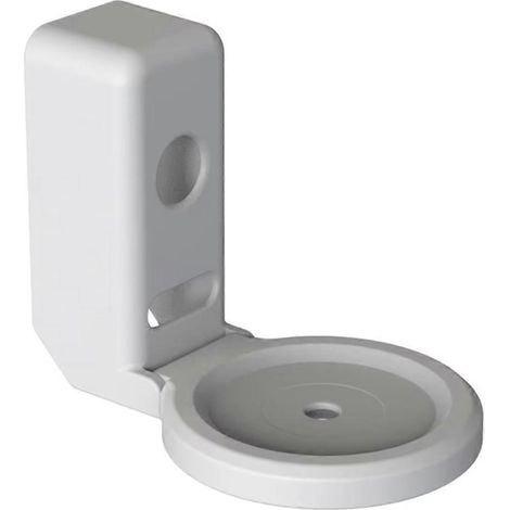 Wandhalterung für Alexa Echo Dot (4. Generation) mit Kabelmanagementsystem und Lautsprecherständer, weiß (1/5)