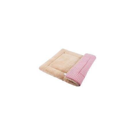 Matelas pour chien 75x55 cm – Peluche douce et respirante – Confort optimal pour chiens – Lavable en machine – Einemgeld (1/5)