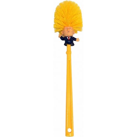 Brosse de nettoyage pour cuvette de toilettes à long manche, brosse de nettoyage amusante pour salle de bain