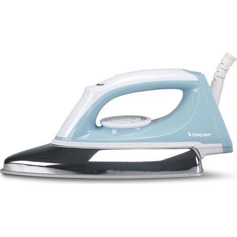 P204FER250 Fer à repasser à sec, idéal pour les tissus délicats, semelle antiadhésive, câble pivotant et infroissable, 1300W (1/5)