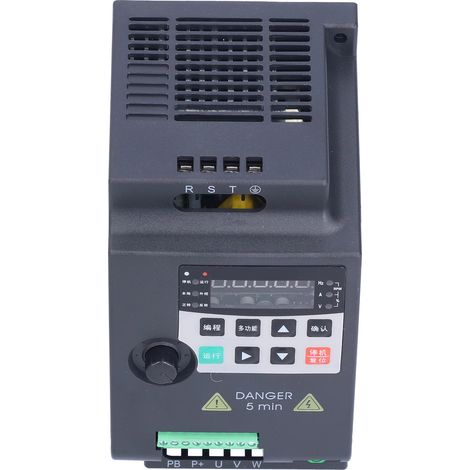Variateur de fréquence vectoriel pour moteur triphasé 380 V 0,75 kW