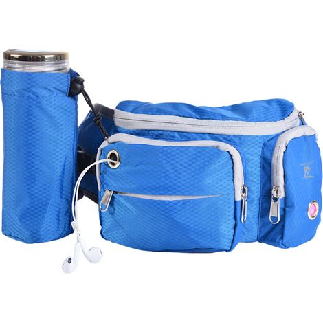 Sac à friandises pour chien, sac de dressage, sac banane pour la marche et la course, avec sac à déjections intégré-AquaForge