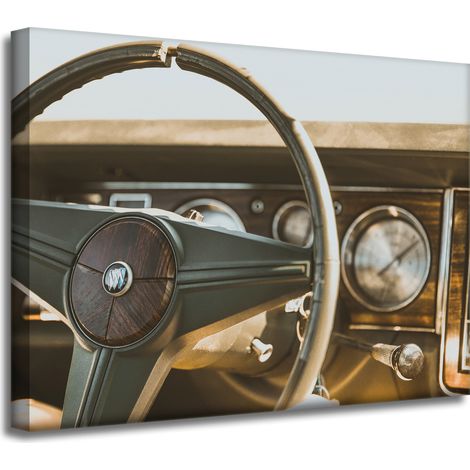 Leinwanddruck Vintage Oldtimer 40x30 cm