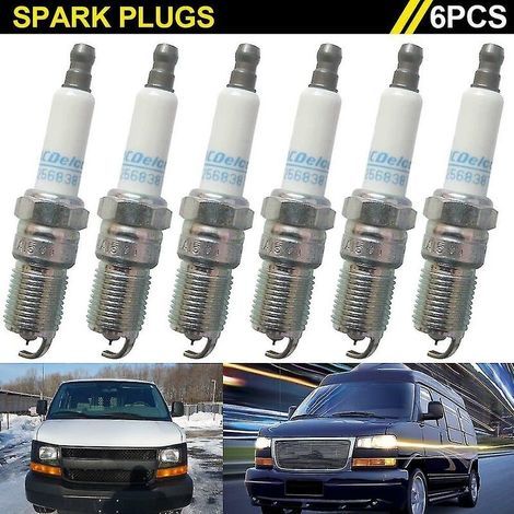 Bougies d'allumage Iridium pour Acdelco 41-101 12568387, 6 pièces (1/4)