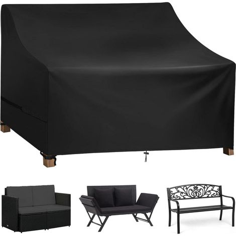 Gartenbank Abdeckung 3 Sitzer 190cm, 600D Oxford Wasserdicht UV-Beständig (1/5)