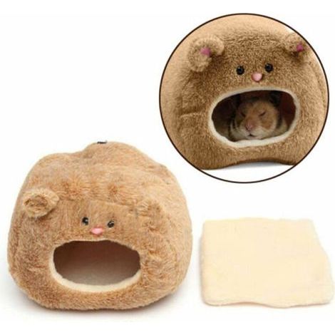 Hamac suspendu en peluche pour hamster. Un lit douillet et chaud pour les lapins. (1/5)