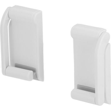 Lot de 2 porte-rouleaux de papier essuie-tout magnétiques, réglables et muraux, pour cuisine, salon ou réfrigérateur. (1/5)