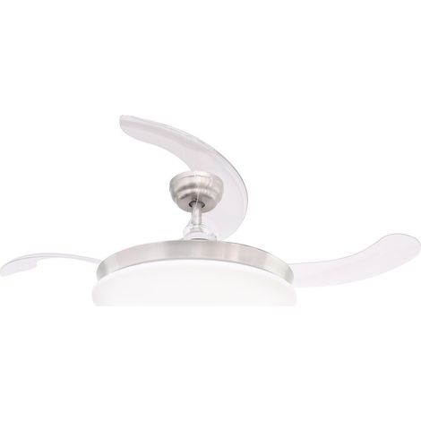 Ventilateur DC María LED-CCT et haut-parleur caché (1/5)