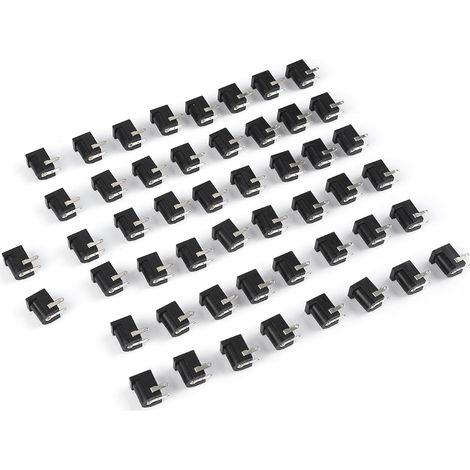 50 adaptateurs jack d'alimentation CC 5,5 mm x 2,1 mm pour plaque d'essai (1/5)