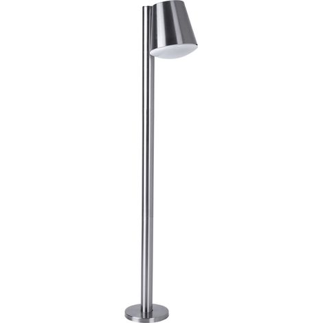 Stehleuchte Außenstehlampe Sockelleuchte Weg Leuchte Edelstahl, silber IP44, dimmbar, timer, App Steuerung, LED, HxLxB 96,5x24x14cm, Eglo 97485 (1/5)