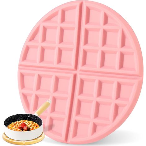 Dessous de plat en silicone, dessous de plat en silicone pour casseroles et poêles chaudes, manique résistante à la chaleur pour table et plan de travail, gaufré, jaune (1/5)