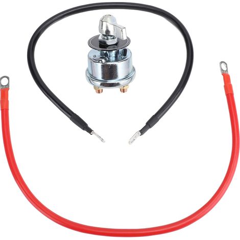 Interrupteur de coupure batterie 200A DC 12-48V Toivize robuste métal pour voiture camping-car bateau camion quad (1/5)