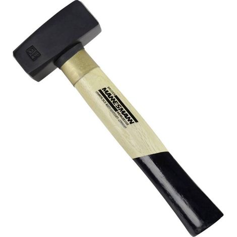 – Massette 1000 g – Manche de rechange – M76520 – Tête bloquée et scellée – Pour bois dur et teck (1/3)