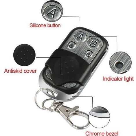 Pack of 2 CAME TOP-433EE Remote Controls (1/5)