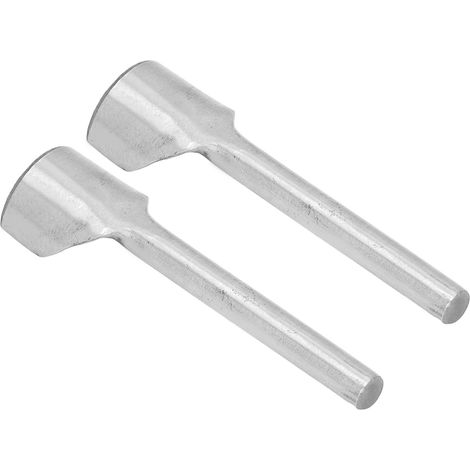 Ensemble de 2 outils de coupe-cuir demi-ronds en acier, poinçons pour ceintures et sangles (25 mm). (1/5)