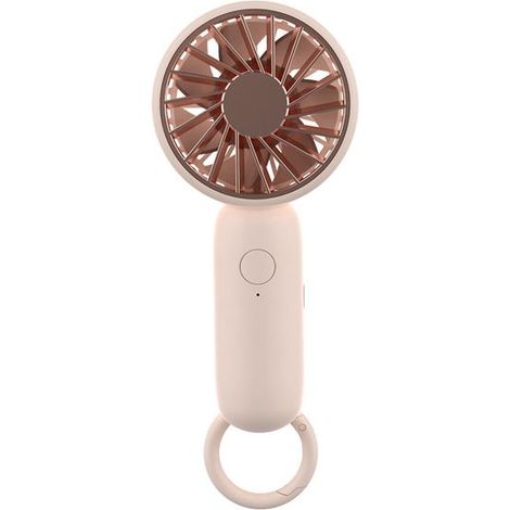 Mini ventilateur portable, léger, USB, 500 mAh, pour l'intérieur et l'extérieur ,rose (1/5)