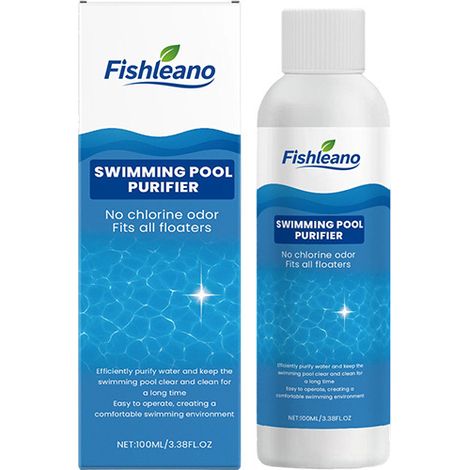 Nettoyeur de piscine Fishleano, purificateur d'eau sans chlore, adapté aux piscines et aux établissements de bains.