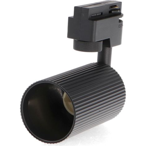 IluminaShop - Foco Portalamparas GU10 para Carril Black Light Line Monofasico  IP20 (1/2)