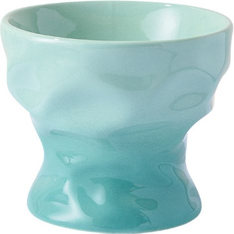 Gamelle pour chat en céramique à couleurs dégradées, pieds hauts pour protéger la colonne cervicale (1/5)