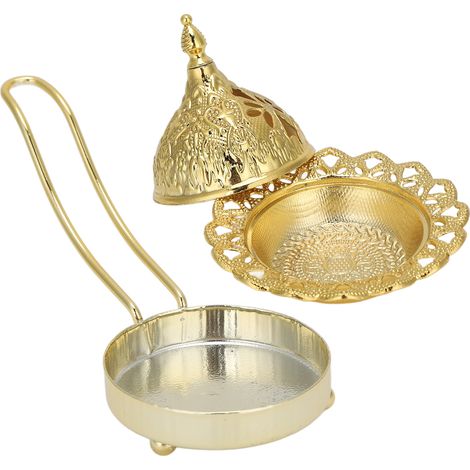 Porte-encens en métal au design unique et moderne, cadeau idéal pour aromathérapie et sauna de chambre. (1/5)
